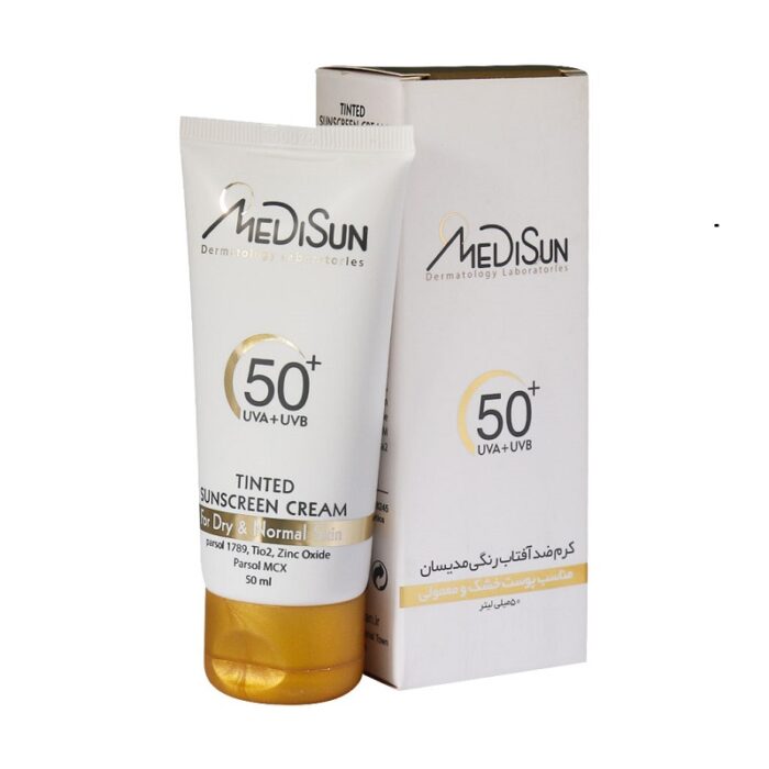 ضد آفتاب بژ طبیعی خشک spf50 مدیسان