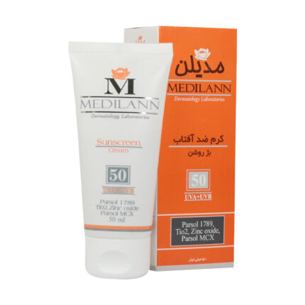 کرم ضد آفتاب SPF 50 بژ روشن مدیلن